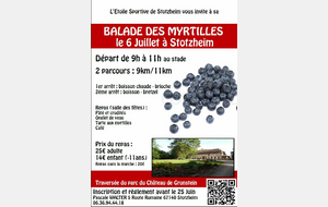 Balade des myrtilles 06 Juillet 2025