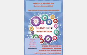 LOTO de l'E.S.STOTZHEIM