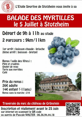 Balade des myrtilles 05 Juillet 2026