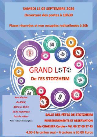 LOTO de l'E.S.STOTZHEIM