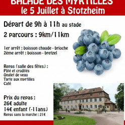 Balade des myrtilles 05 Juillet 2026